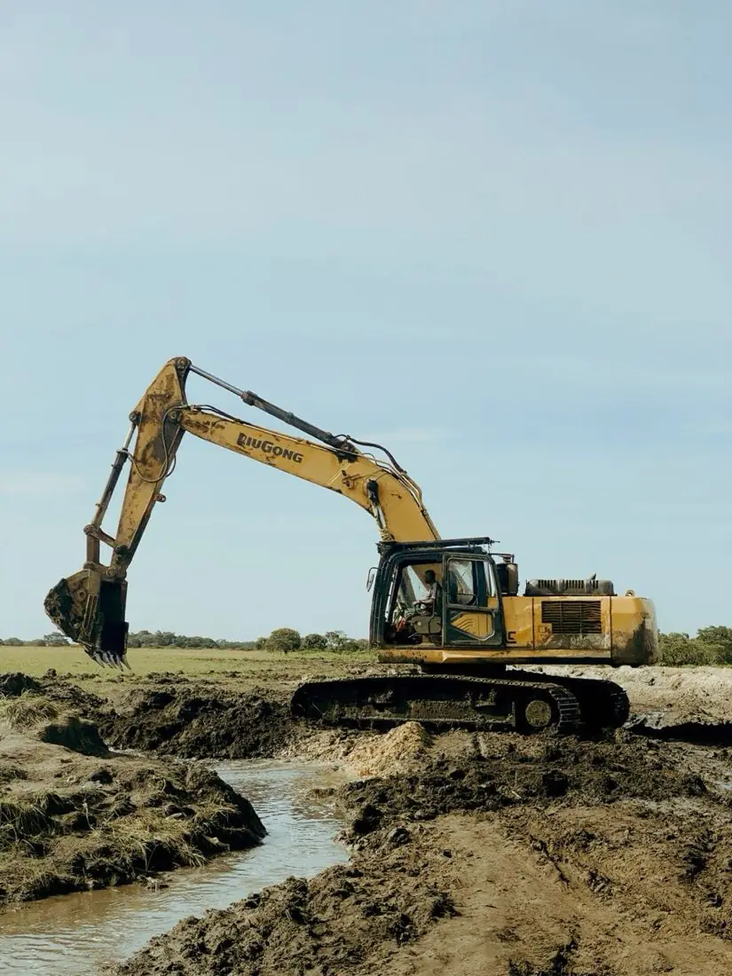 Ash dyke pre-monsoon works
